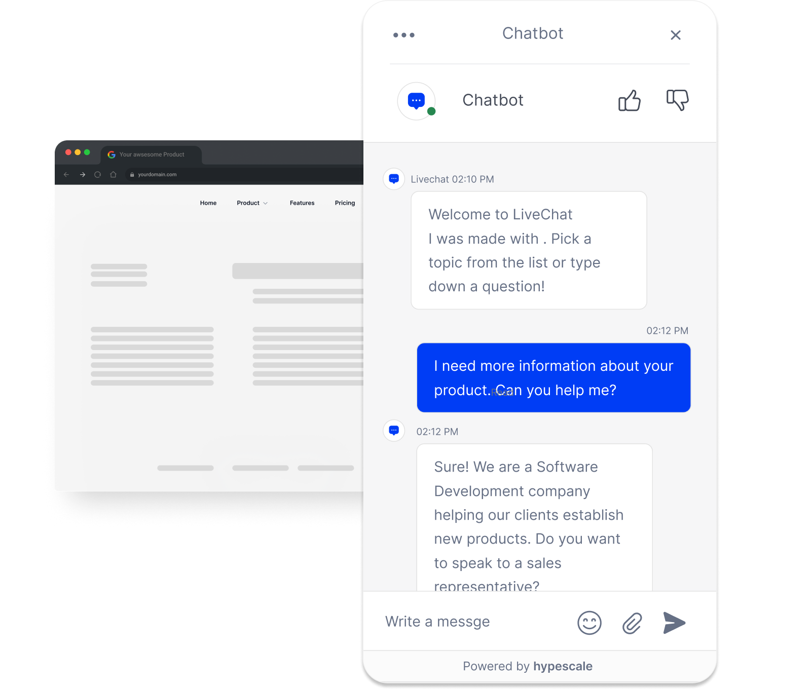 LeezyAI ChatBot Interface